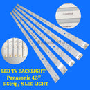 PANASONIC 43" 5 STRIP / 8 LED LIGHT