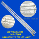 MS-L3168 3 PCS STRIP / 8 LED LIGHT