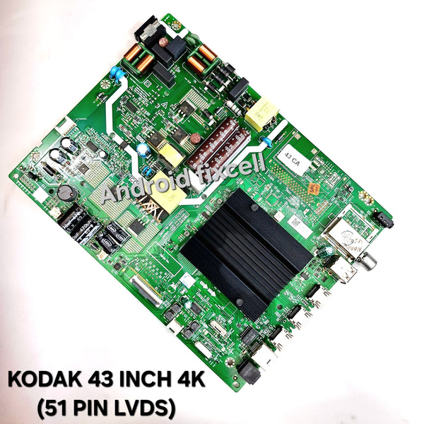 KODAK 43 INCH 4K (51 PIN LVDS) LED TV MOTHERBOARD
