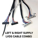 51 PIN LEFT & RIGHT SUPPLY LVDS CABLE COMBO