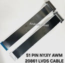 51 PIN NYJIY AWM 20861 LVDS CABLE