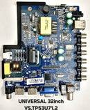 UNIVERSAL 32inch VS.TP53U71.2 TV MOTHERBOARD WITH REMOTE