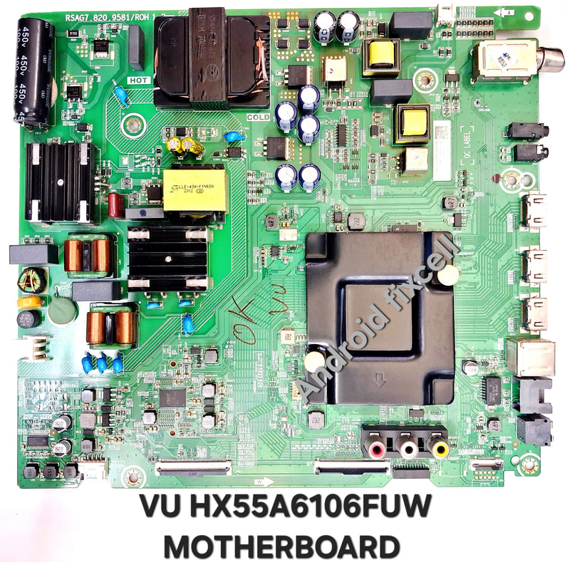 VU HX55A6106FUW LED TV MOTHERBOARD