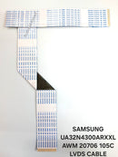SAMSUNG UA32N4300ARXXL AWM 20706 105C LVDS CABLE