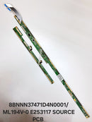 8BNNN37471D4N0001/ML194V-0 E253117 LED TV SOURCE PCB