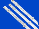 40' BACKLIGHT JL.D40071330-202ES-M_V0 3PCS/SET LED TV BACKLIGHT LED BEADS 7 PAR STRIP