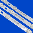 LG 43" BACKLIGHT 43UM7780PTA 3PCS/SET LED TV BACKLIGHT LED BEADS 11 PAR STRIP