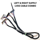 51 PIN LEFT & RIGHT SUPPLY LVDS CABLE COMBO