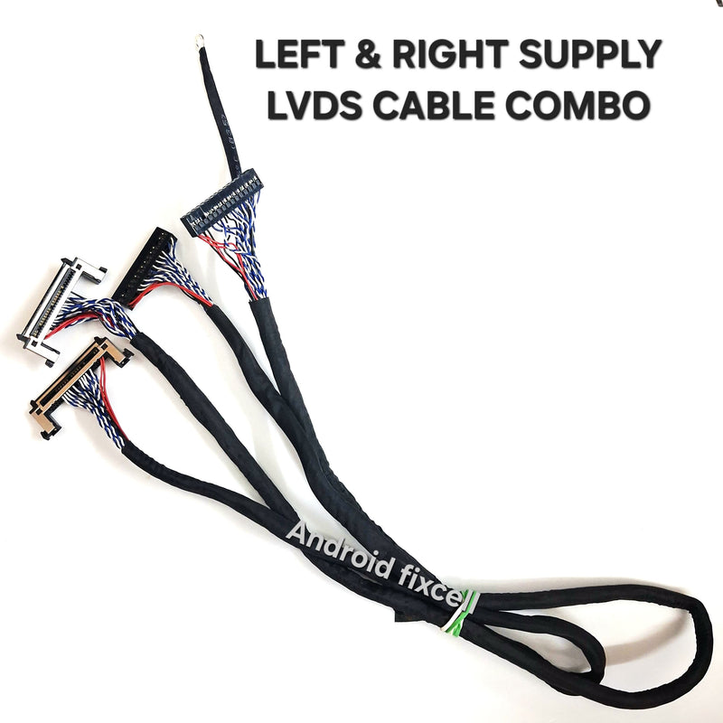 51 PIN LEFT & RIGHT SUPPLY LVDS CABLE COMBO