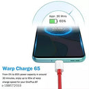 TYPE USB C to USB C Cable 3 FT SUPERVOOC Charge for OnePlus 10T 5G, 65W Warp Charge for OnePlus 9 Pro 8T Type C Fast Charging