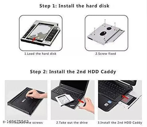 Hdd Caddy Hdd And Ssd Together Laptop Universal Laptop 2nd HDD