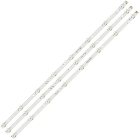 UNIVERSAL LED Backlight Strip 8 LED 3V.  For 32 Inch LED TV (3 pcs)