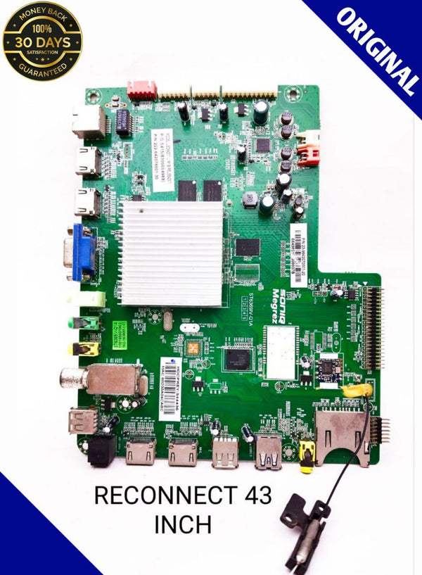 RECONNECT 43 INCH SMART LED TV MOTHERBOARD.