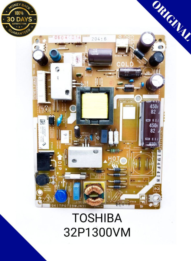 TOSHIBA 32P1300VM LED TV POWER SUPPLY. TOSHIBA 32 Inch