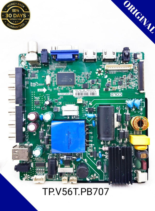 TP.V56T.PB707 32 INCH LED TV MOTHERBOARD. FOR USE VU..RECONNECT..LLOYD TV