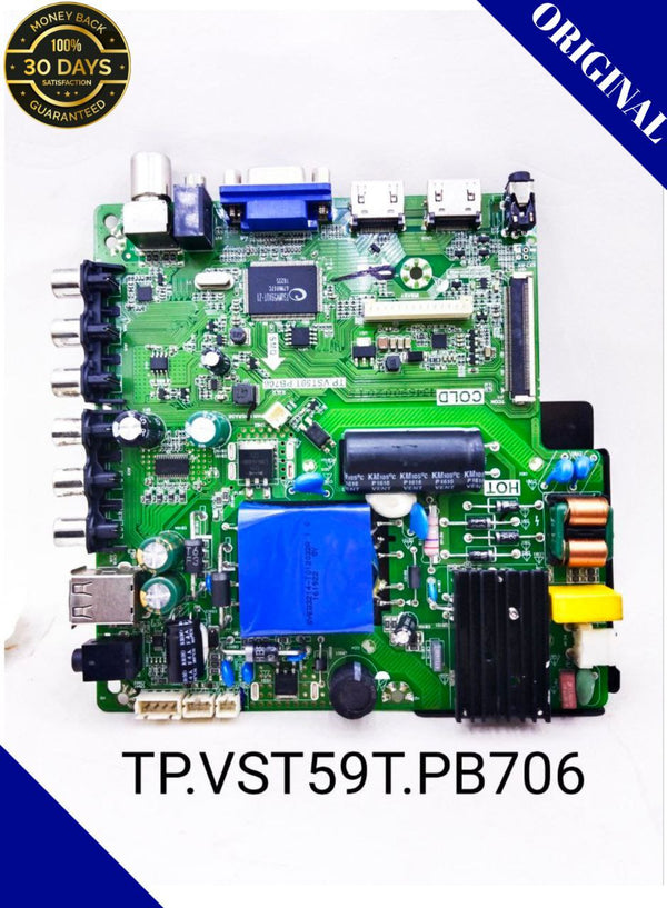TP.VST59T.PB706 32 INCH LED TV MOTHERBOARD. FOR USE VU...RECONNECT....LLOYD TV
