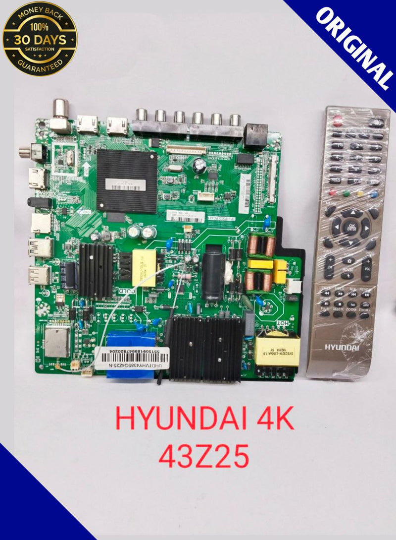 HYUNDAI 43Z25 4K LED TV MOTHERBOARD.