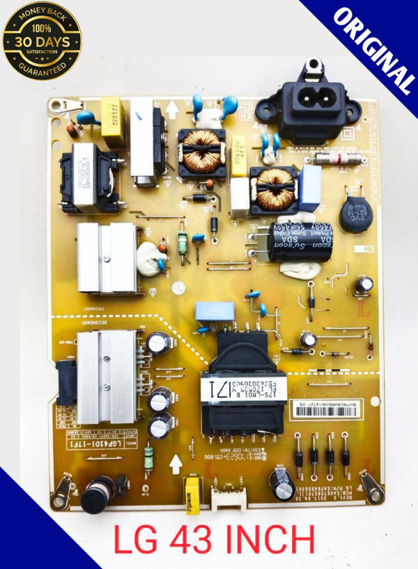 LG 43 INCH POWER SUPPLY. LGP43DI-17F1, EAX67283701