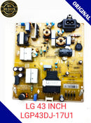 LG 43'' LED TV POWER SUPPLY. MODEL-LGP43DJ-17U1. LG P/N : EAY64529501