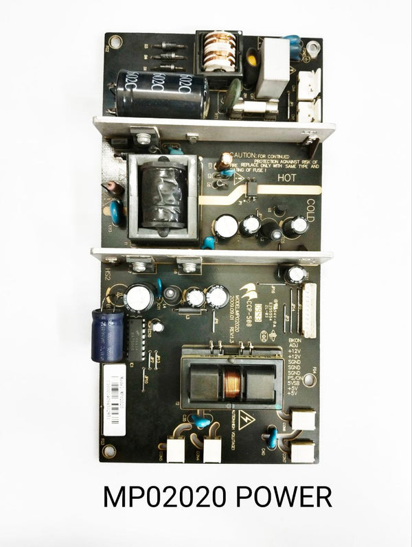 MP02020 22 INCH POWER SUPPLY, SANSUI,VU, ONIDA TV USE
