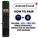 SONY TV Remotes Bluetooth Voice Command  RMF-TX520p  A80J X80J X85J X90J X95J RMF-TX520P series with many hotkeys