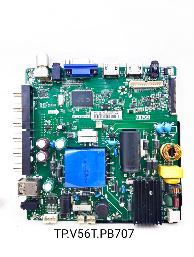 TP.V56T.PB707 32 INCH LED TV MOTHERBOARD. FOR USE VU..RECONNECT..LLOYD TV