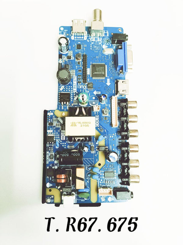 UNIVERSAL 24 INCH LED TV MOTHER BOARD P/N:-T.R67.675