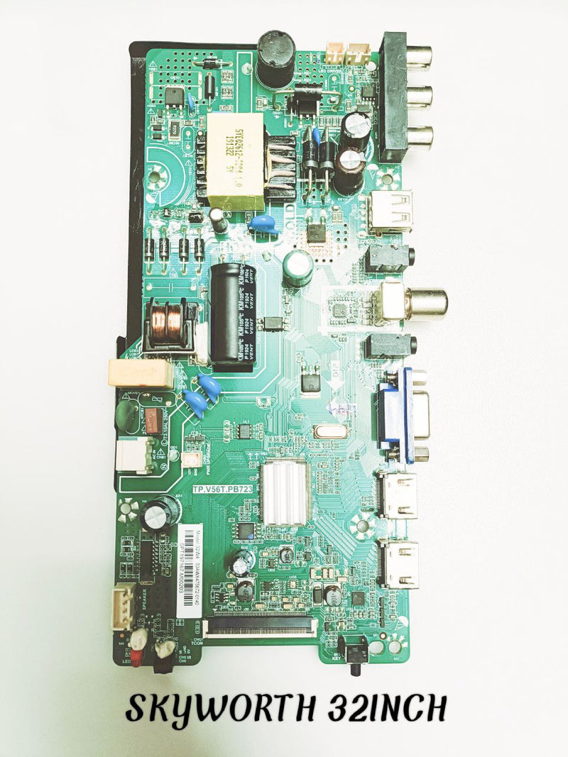 SKYWORTH 32 INCH LED TV MOTHERBOARD  P/N:-TP.V56T.PB723