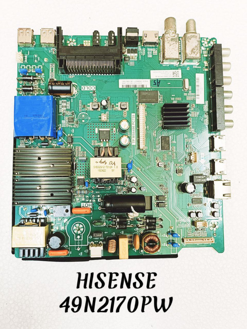 HISENSE 49N2170PW SMART LED TV MOTHERBOARD 49 INCH