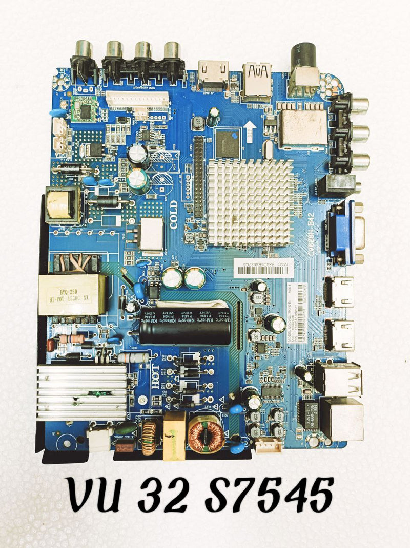 VU S7545 SMART LED TV MOTHERBOARD 32 INCH