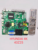 HYUNDAI 43Z25 4K LED TV MOTHERBOARD.