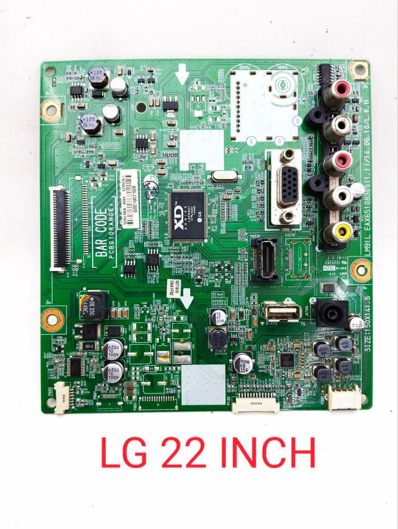 LG 22 INCH MOTHERBOARD. FOR LED TV USE