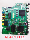MI 43 INCH 4K MOTHERBOARD. PART NO : TPD.T960X.PC792. 43'' LED TV MAIN BOARD