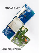 SONY KDL-43W800D LED TV SENSAR ; KEY & WIFI CARD