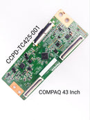 COMPAQ 43 Inch T-CON BOARD. P/N:- CCPD-TC425-001