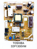 TOSHIBA 32P1300VM LED TV POWER SUPPLY. TOSHIBA 32 Inch