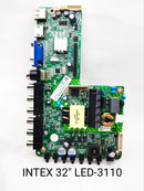 INTEX 32 INCH LED-3110 LED  TV MOTHERBOARD