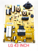 LG 43 INCH LED TV POWER SUPPLY. PART NO:-LGP43T-19U1