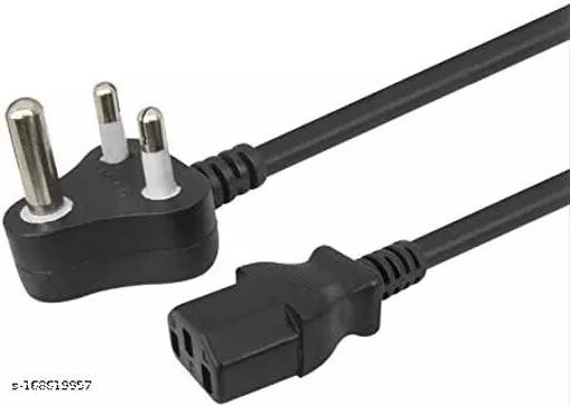 1.5 Meter 250 Volts 3 Pin Computer Power Cable Cord for Desktops PC and Printers/Monitor