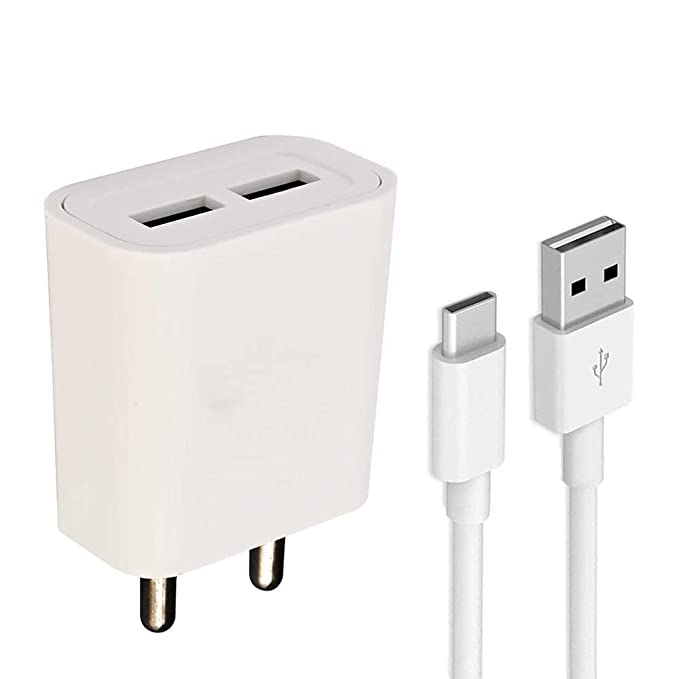 2 A USB Type-C Wall Mobile Charger with 1 m Data Transfer Cable Fast Charging Travel Adapter for Android
