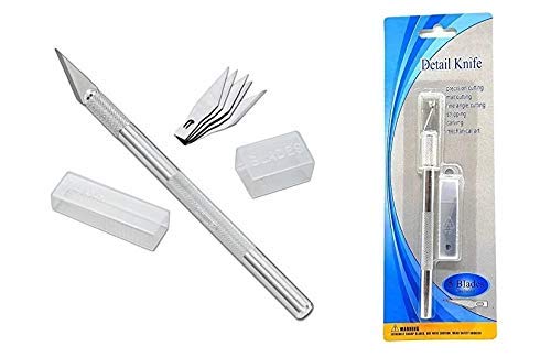 Pen Knife - Crafts Steel Knife 5 Interchangeable Sharp Blades
