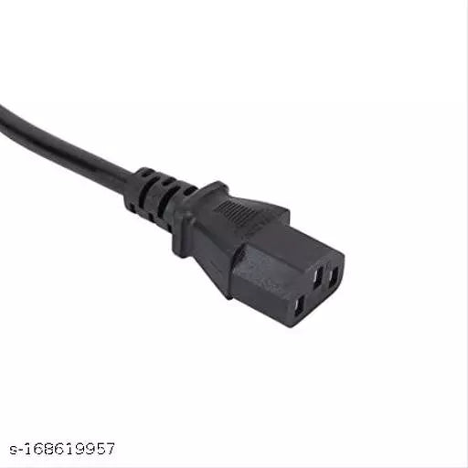 1.5 Meter 250 Volts 3 Pin Computer Power Cable Cord for Desktops PC and Printers/Monitor