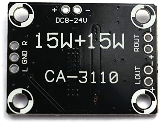 TPA3110 Dual Channel Stereo Digital Audio Amplifier Board 15W + 15W Class D Digital Power Amplifier Module