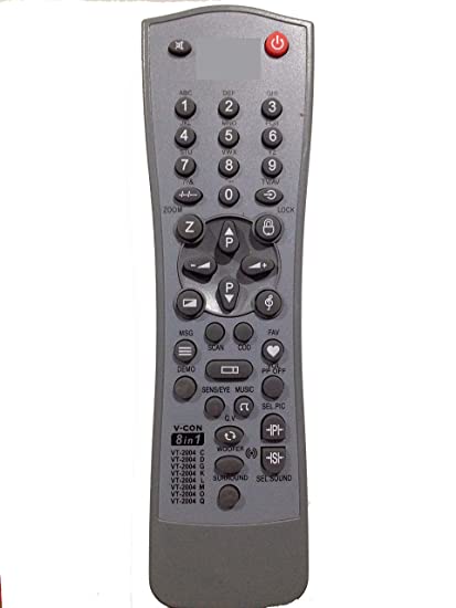 VIDEOCON TV Remote Control VT-2004(C,DG,K,L,M,O,Q) 8 in 1