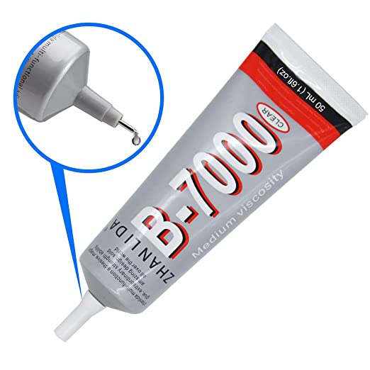 B-7000 Glue 50 ml - Strong Glue for All Purpose Repair Glue for Mobiles, Jewellery, Shoes and more - Transparent Adhesive - B7000 Glue