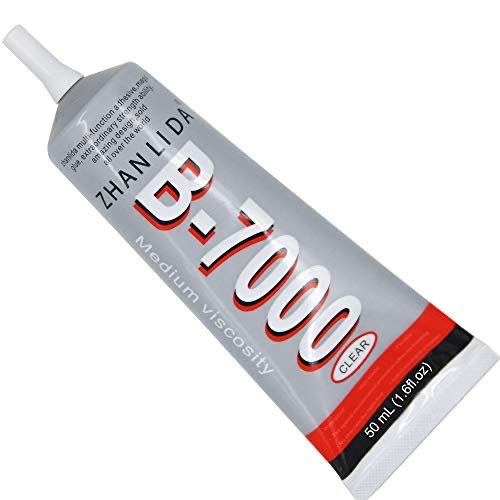 B-7000 Glue 50 ml - Strong Glue for All Purpose Repair Glue for Mobiles, Jewellery, Shoes and more - Transparent Adhesive - B7000 Glue
