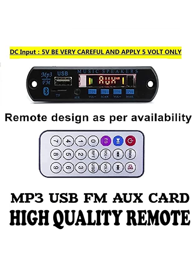 Bluetooth Panel FM USB AUX Card MP3 Stereo Wireless TF Radio Audio Player Decoder Module Transmitter Board