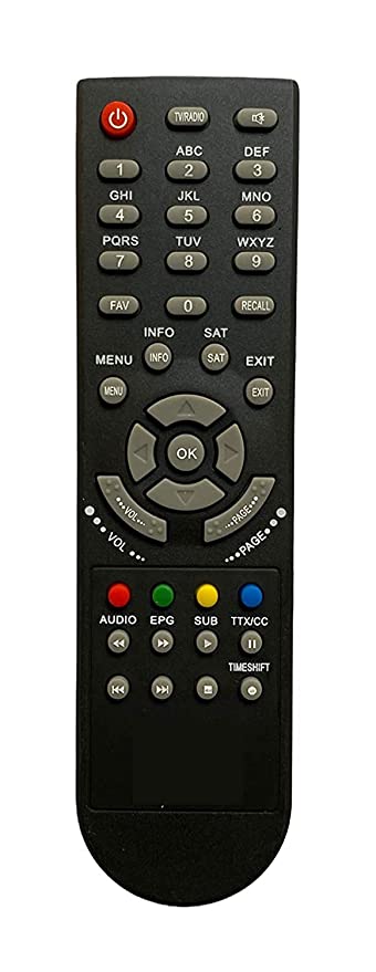 DTH Set Top Box Remote with MPEG-4 Time & Shift Function, for DVB (Free Dish)