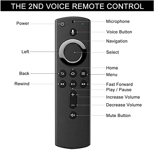 Amazon fire stick remote Bluetooth Voice Command(2nd Gen) - Pairing Must!