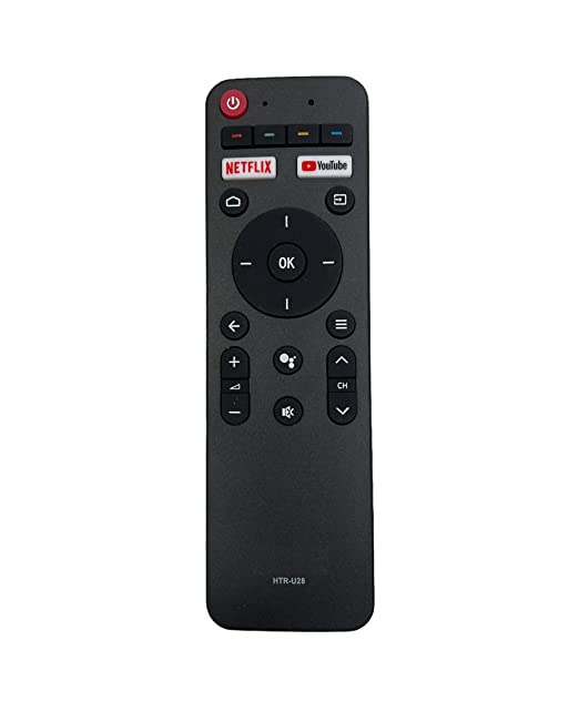 HAIER Smart LED TV Non-Voice Remote (Voice Will NOT Work) (Netflix and YouTube Keys Activated)